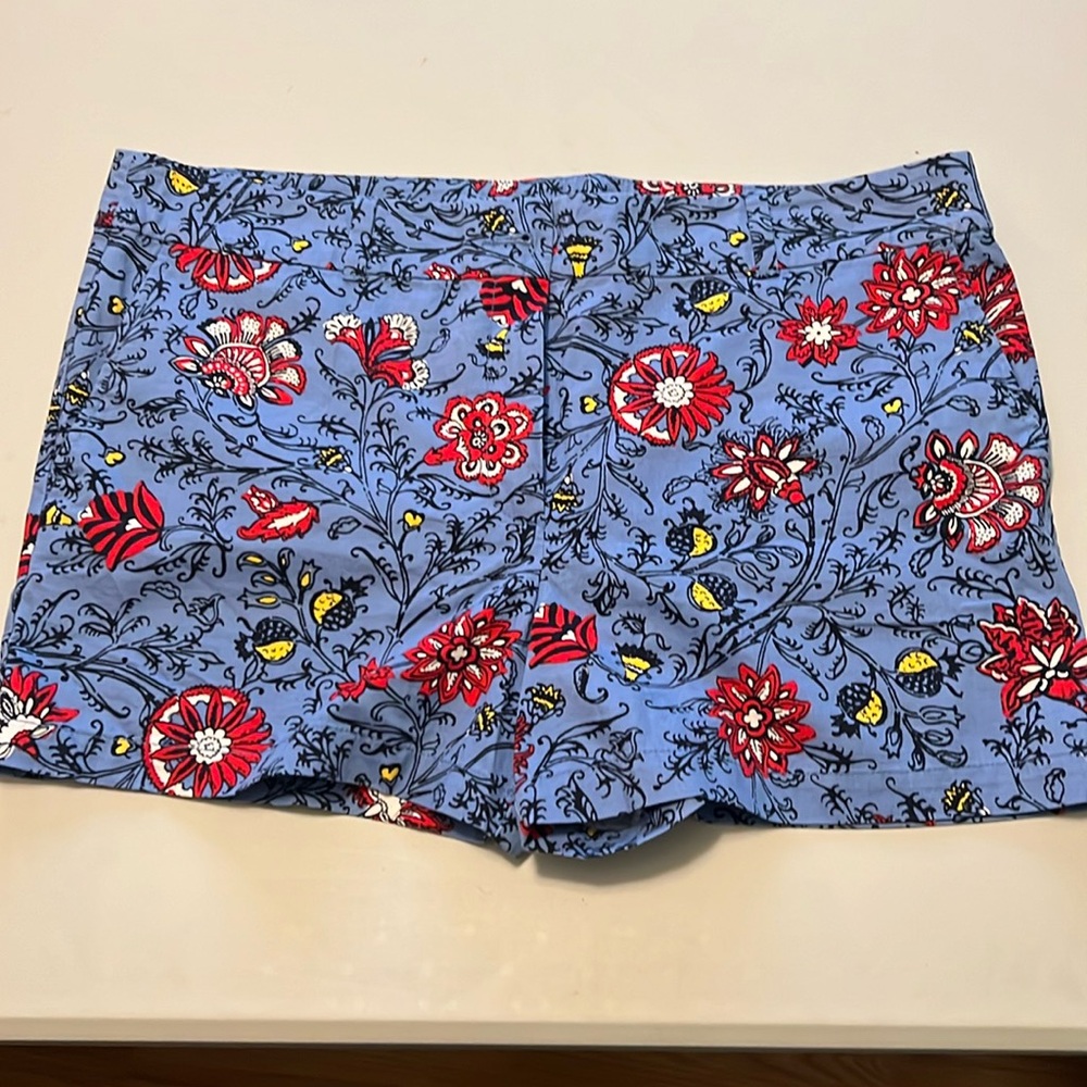 Size 16 shorts from Loft outlet. These shorts have a 4” inseam.